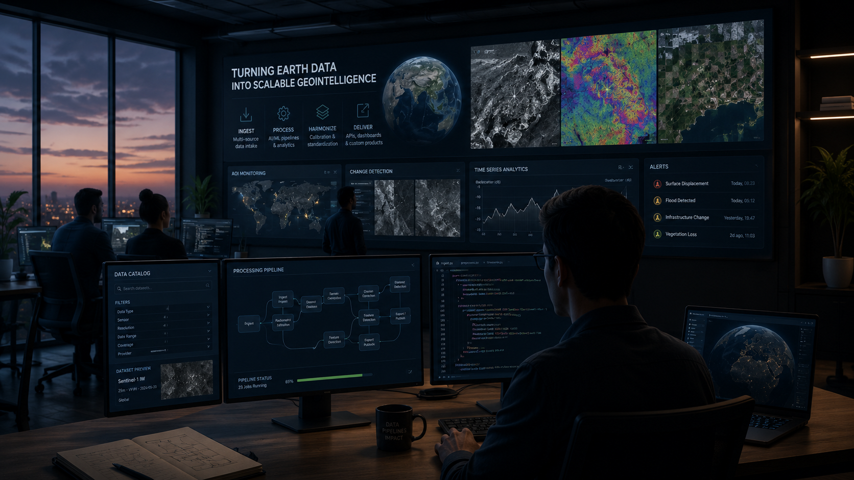 Geospatial product teams